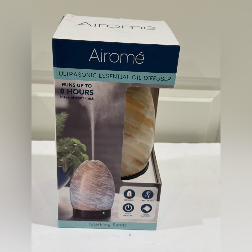NEW Airomé Ultrasonic Essential Oil Diffuser ~ Sparkling Sands